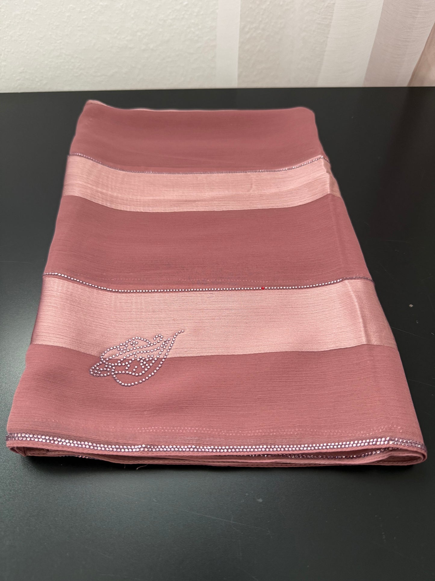 Hijab Jawhara - vieux rose