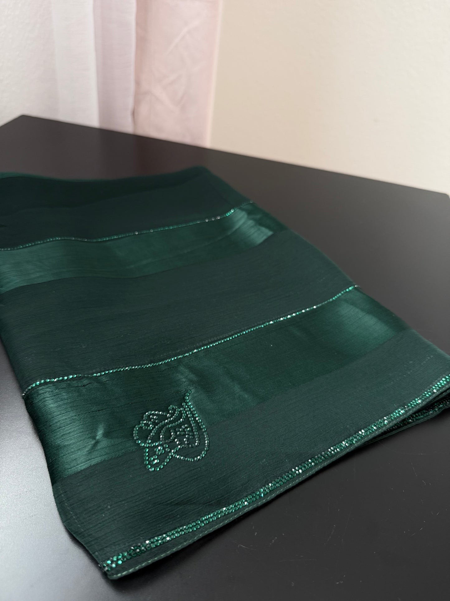 Hijab Jawhara - Vert Émeraude