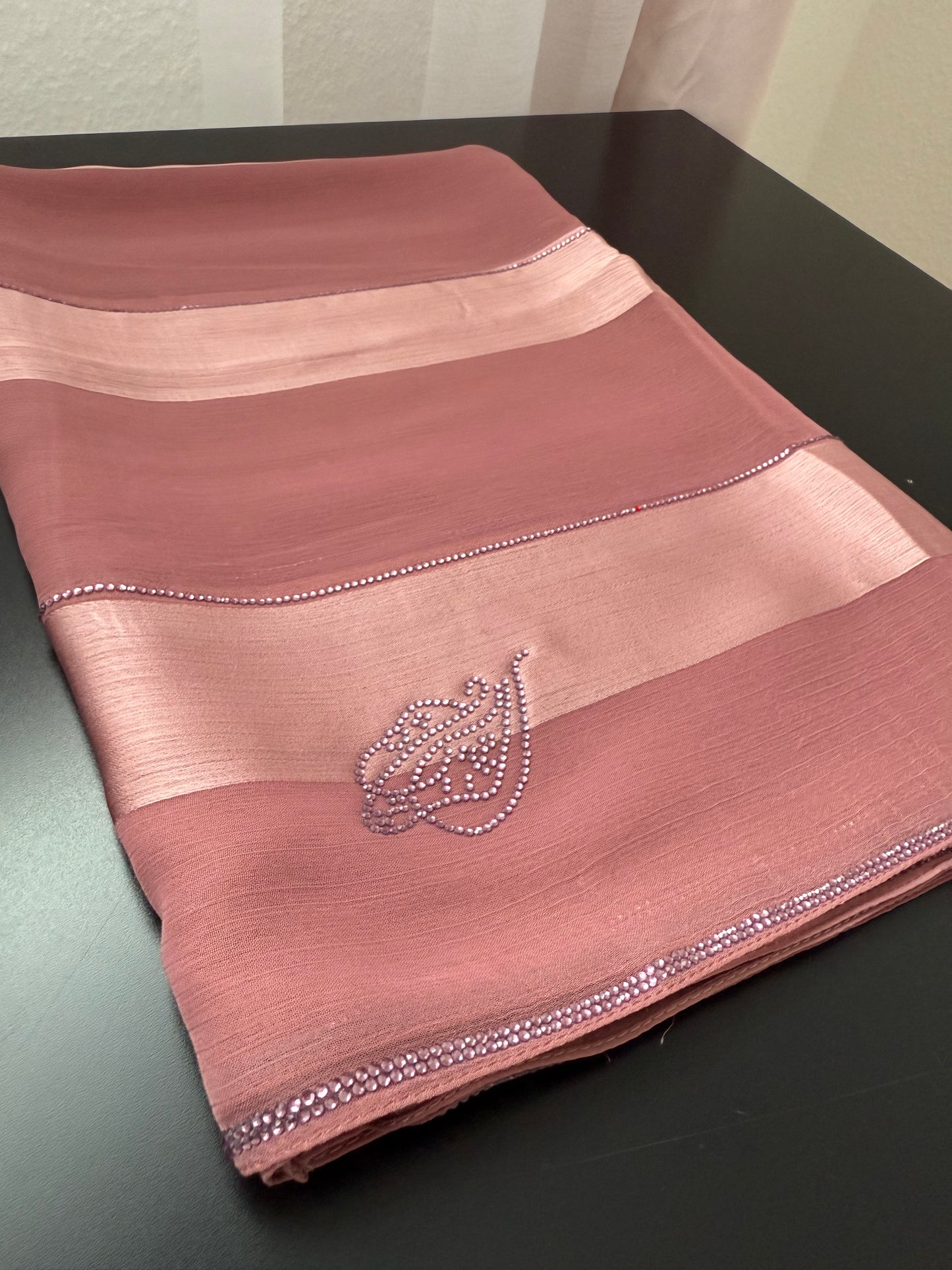 Hijab Jawhara - vieux rose