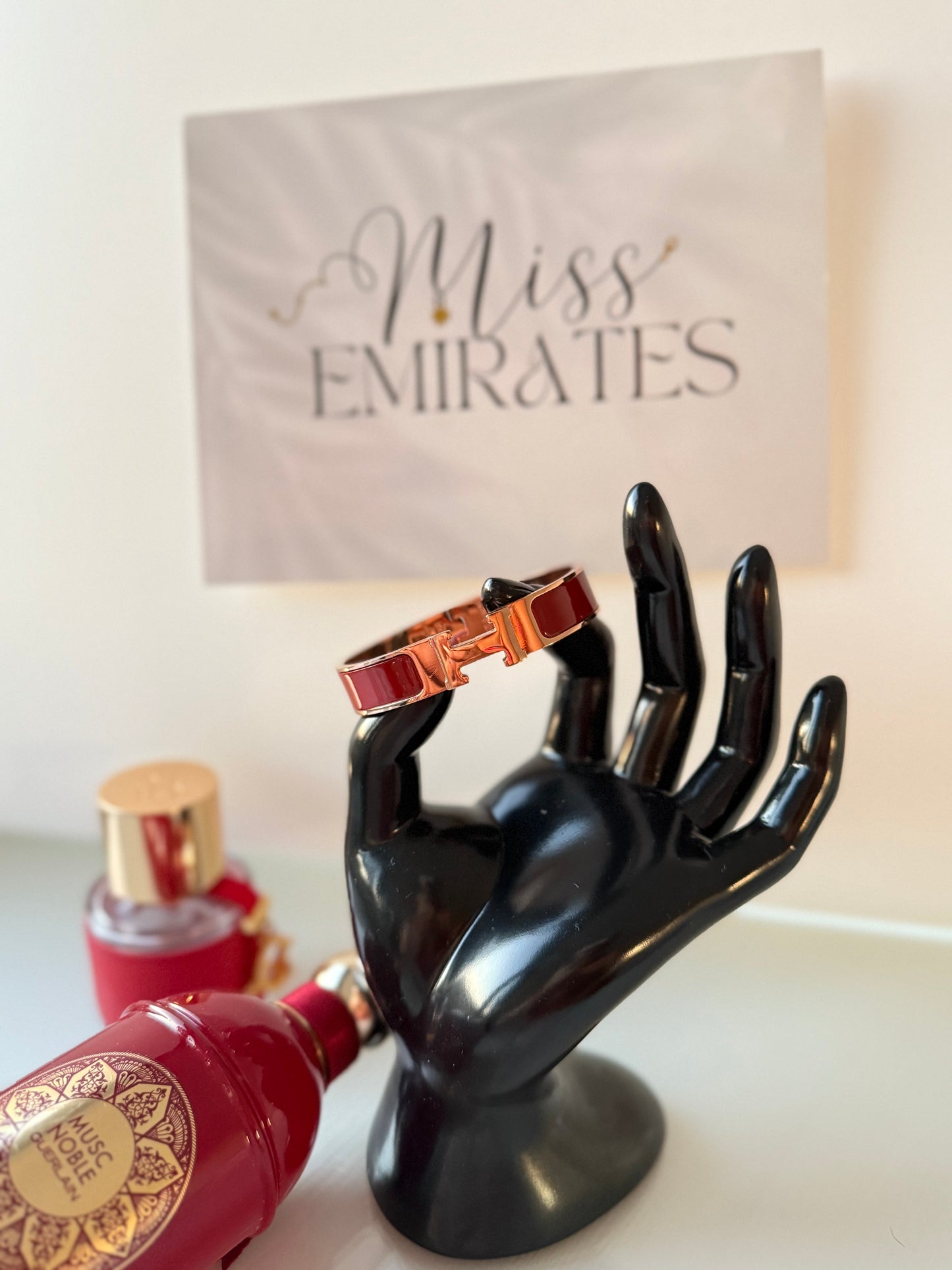 Bracelet H - Bronze - Bordeaux