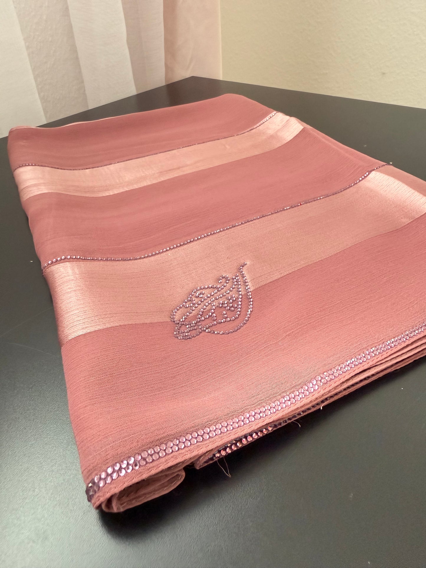 Hijab Jawhara - vieux rose