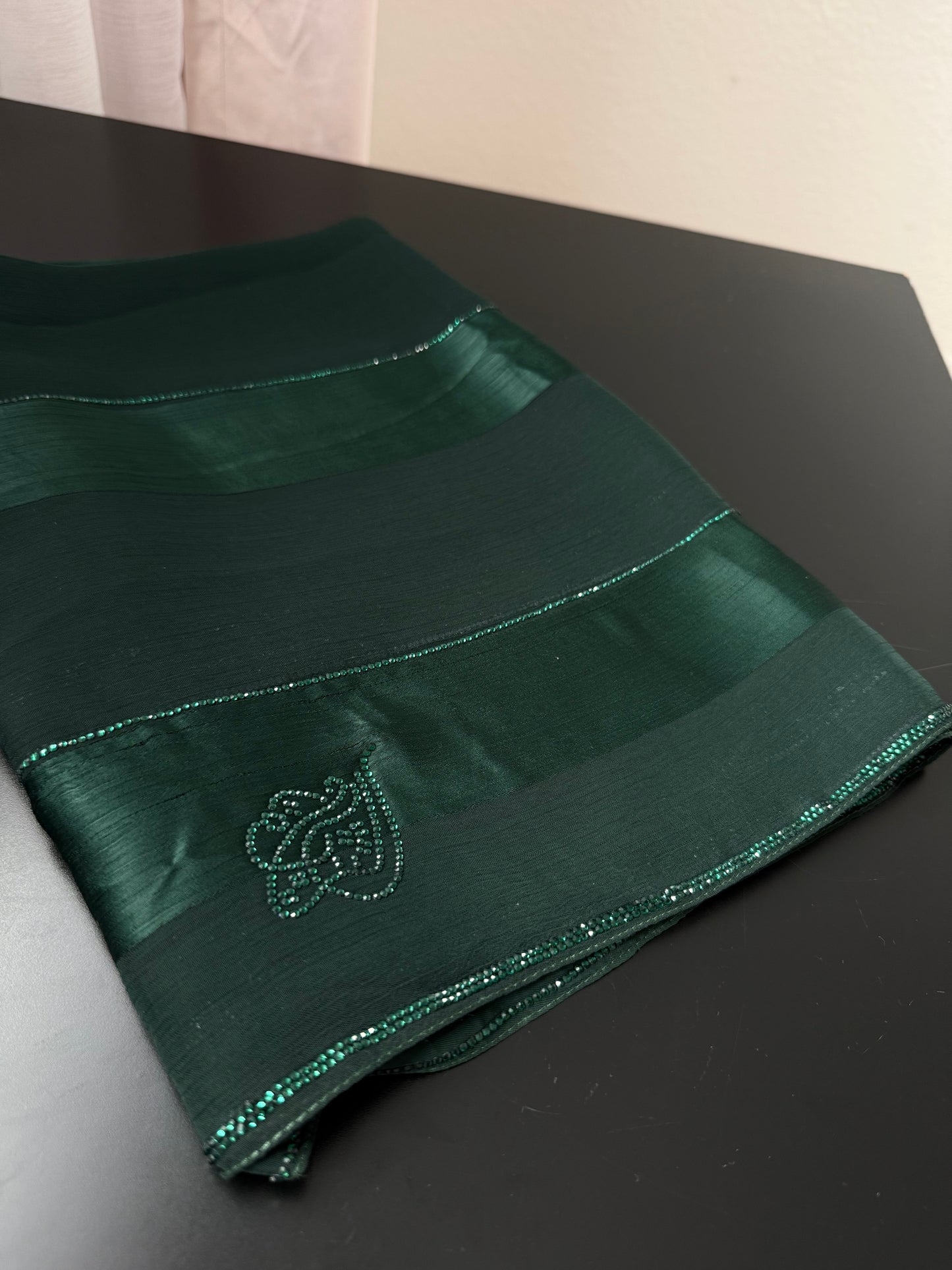 Hijab Jawhara - Vert Émeraude