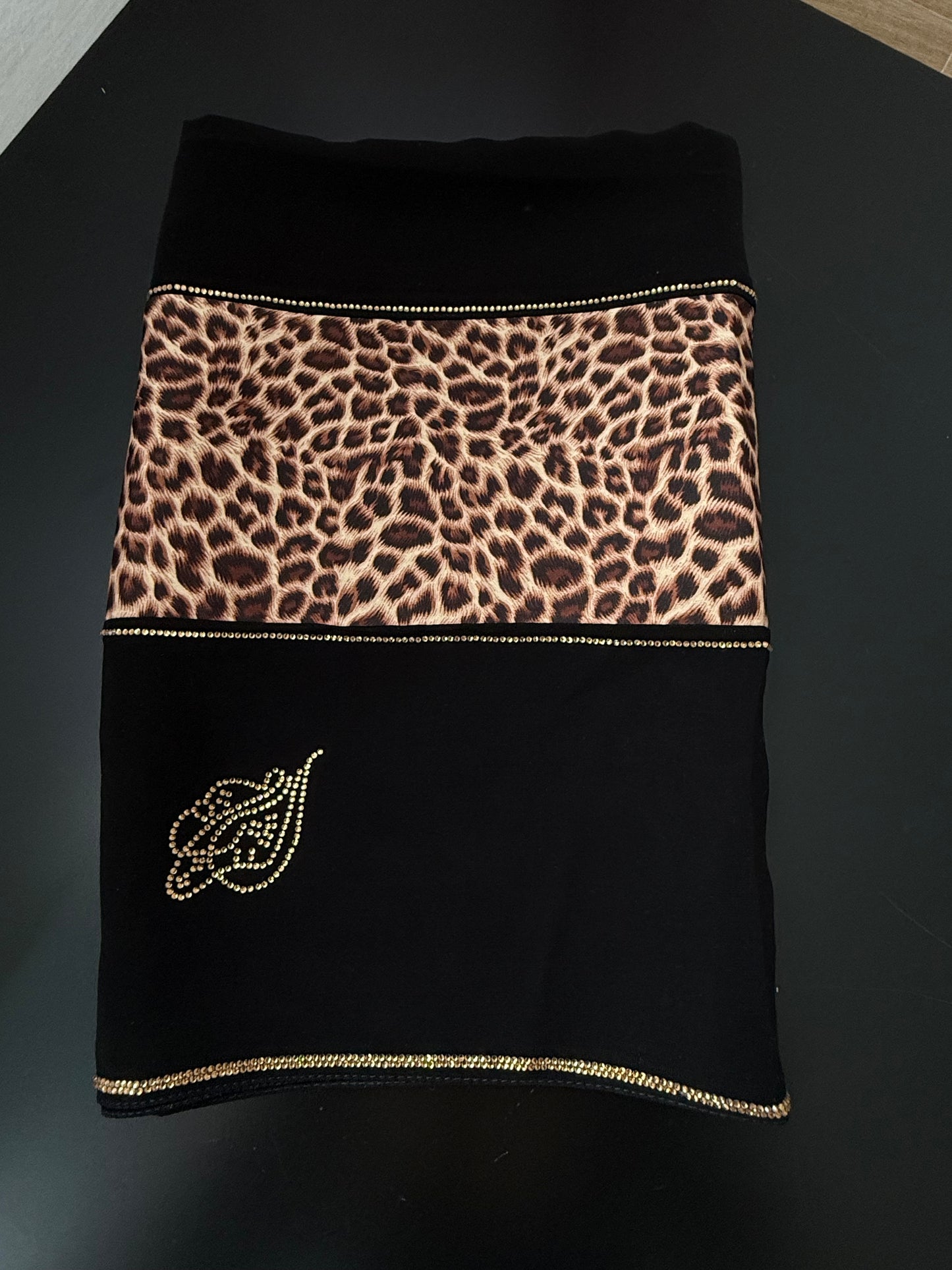 Hijab soie d’Indonésie - Motif léopard