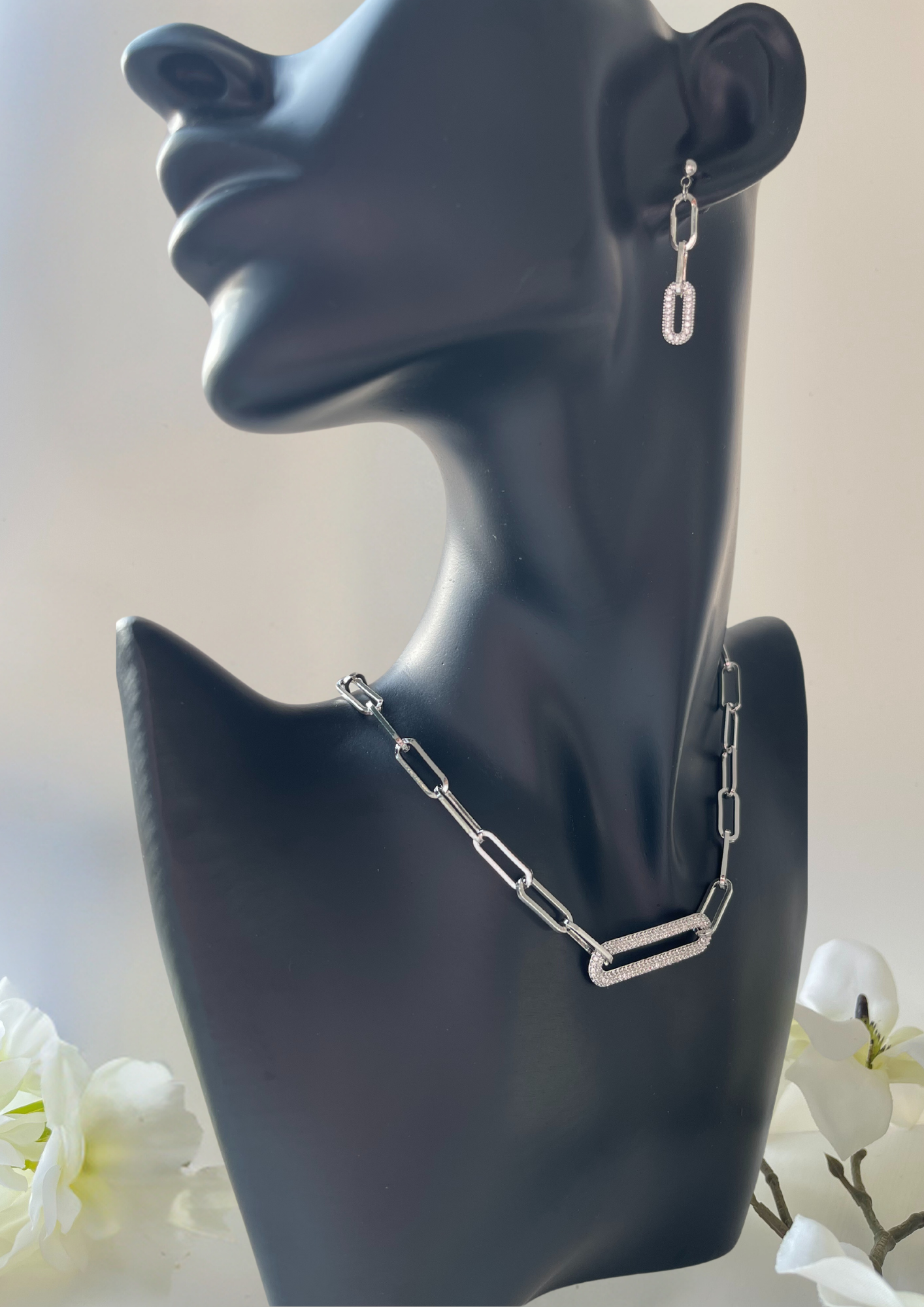 Collier et boucles d'oreilles Euphoria
