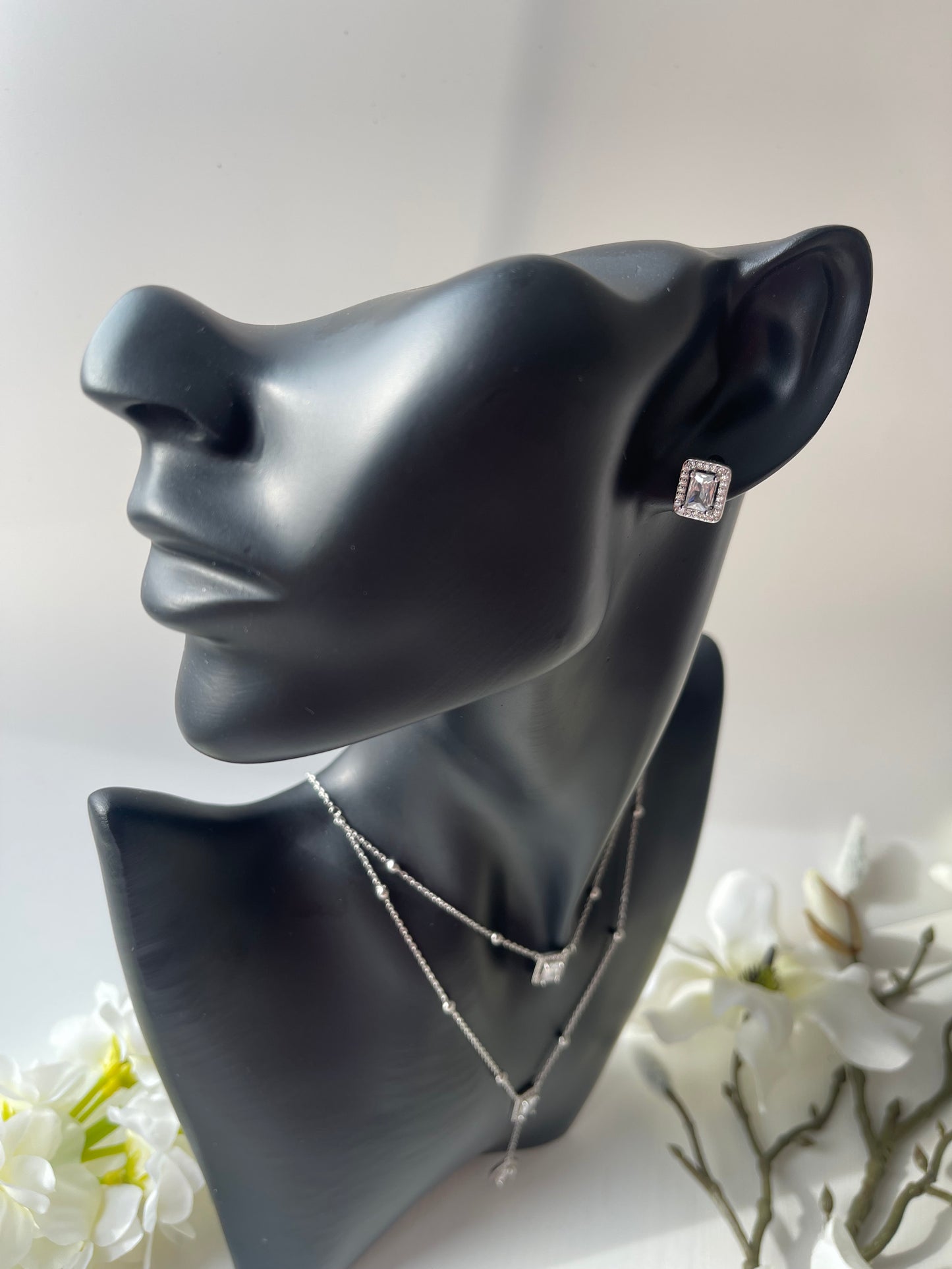 Collier et boucles d'oreilles Layann