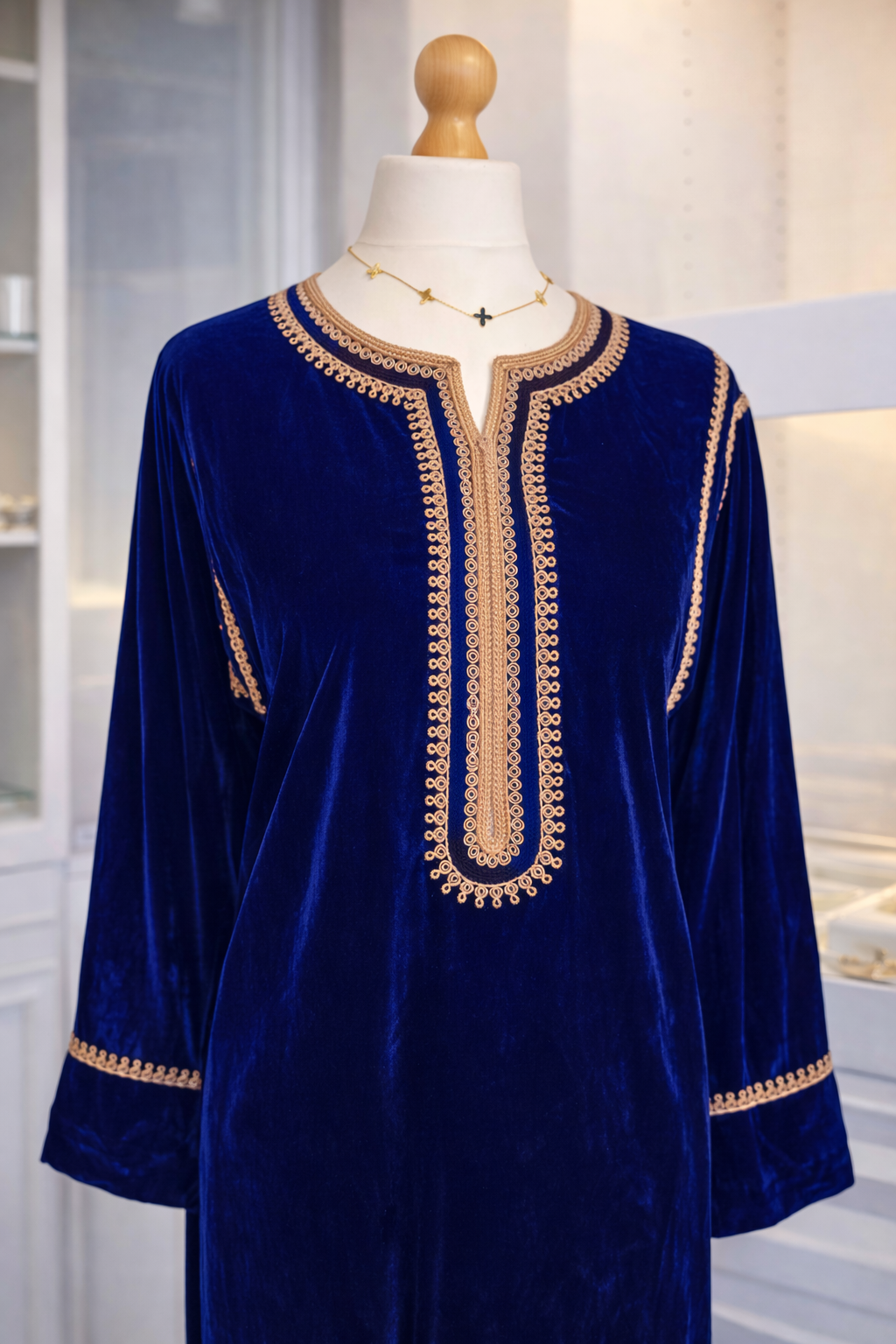 Caftan en velours - lala Moulati -