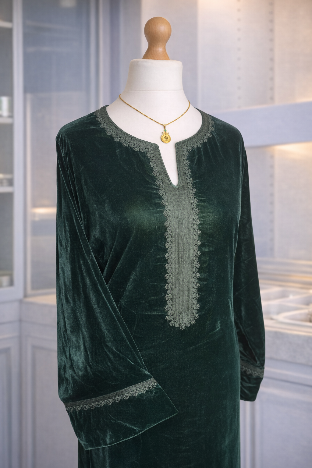 Caftan en velours - Selma