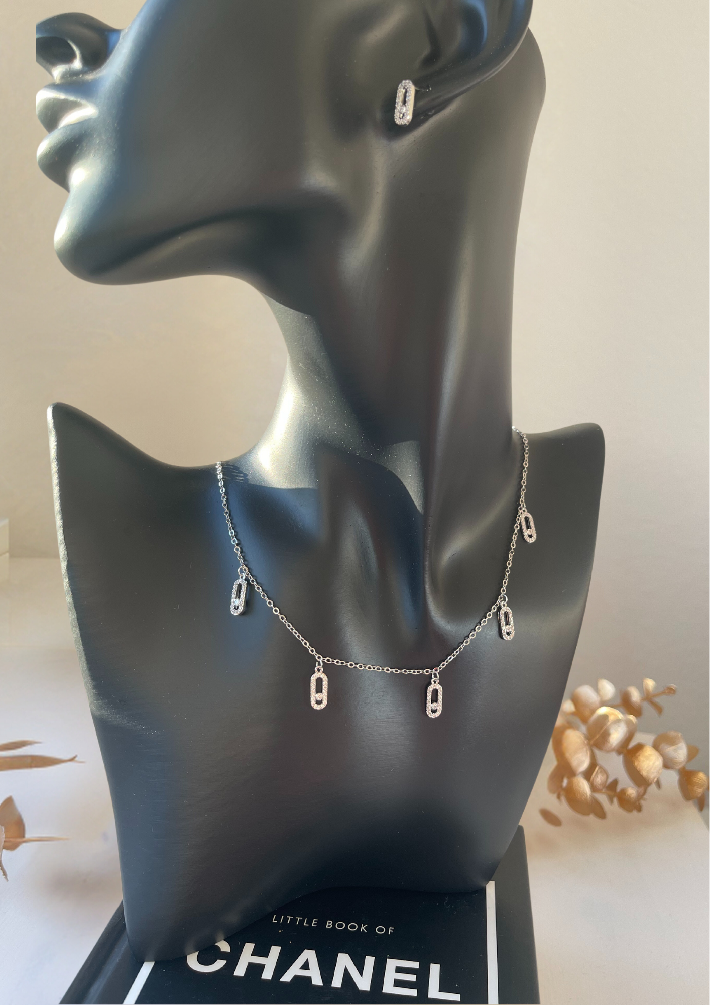 Collier et boucles d'oreilles Senna