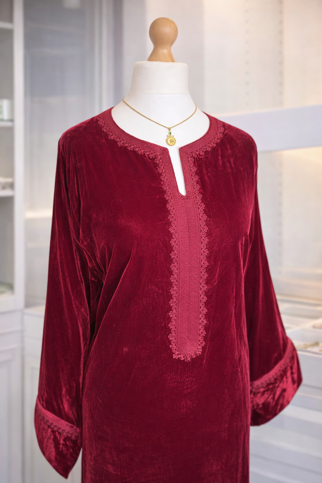 Caftan en velours - Selma