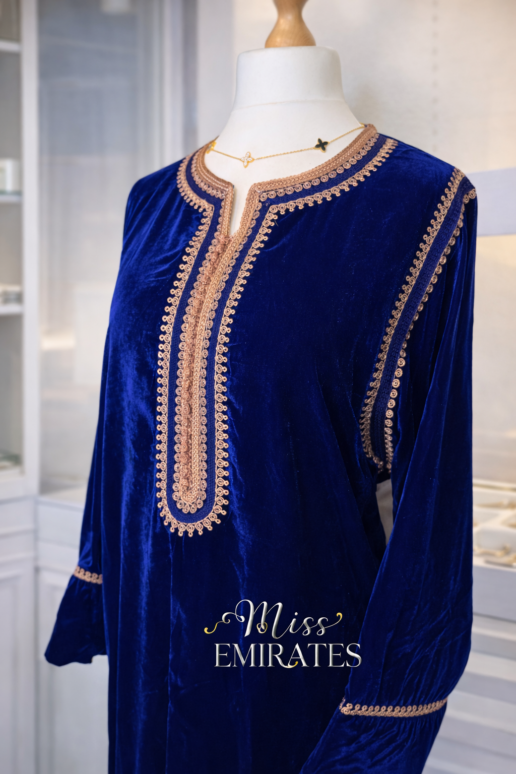 Caftan en velours - lala Moulati -